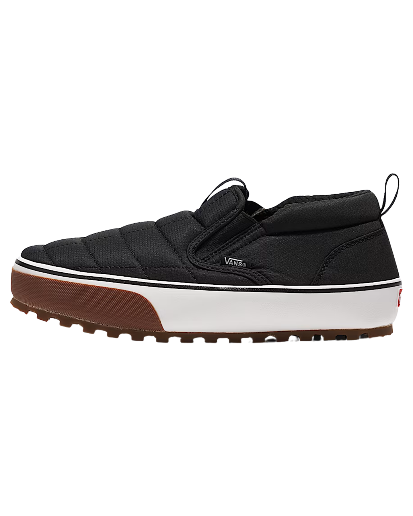 Vans Mte Snow Lodge Slipper Mid Quilted Black Apres Boots – Snow