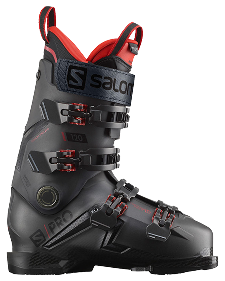 Salomon S/Pro 120 GW Ski Boots - Belluga / Red / Black - 2023 Snow Ski Boots - Mens - SnowSkiersWarehouse