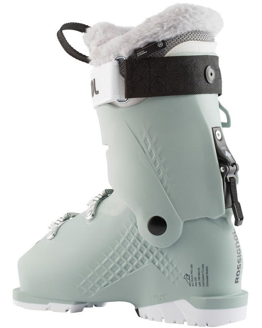 Rossignol Alltrack Pro 100 Women's Ski Boots - Shadow Green - 2023 Women's Snow Ski Boots - SnowSkiersWarehouse