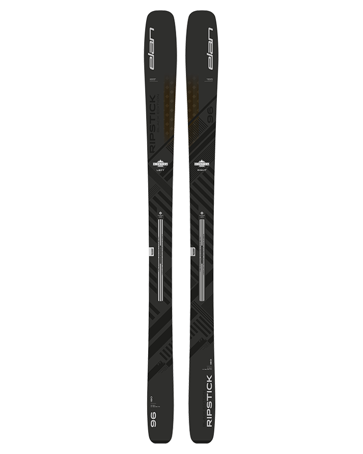 Elan Ripstick '96 Black Edition Snow Skis 2025 | Snow Skis Mens | Snow ...