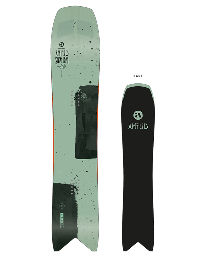 Amplid Spray Tray Snowboard - 2024 Snowboards - Mens - SnowSkiersWarehouse