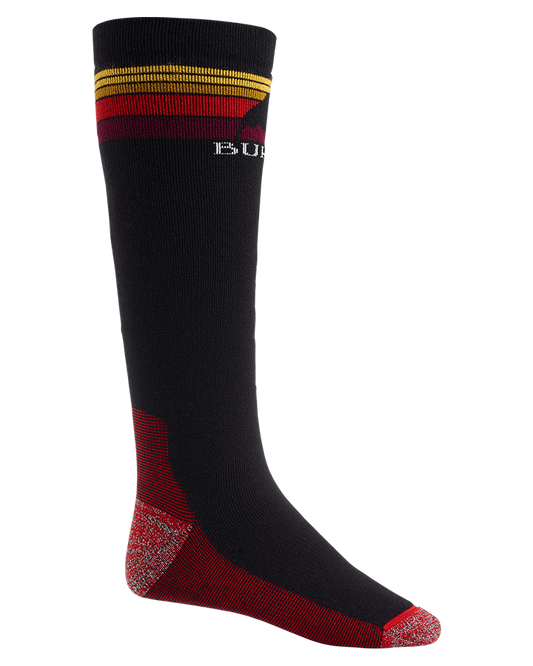 Burton Men's Midweight Emblem Socks - True Black Socks - Trojan Wake Ski Snow