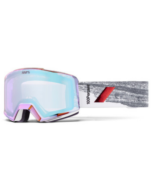 100% Norg HiPER Snow Goggles - Badlands / Red Mirror - 2023 Snow Goggles - Trojan Wake Ski Snow