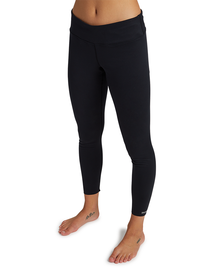 Burton Womens Midweight Base Layer Pants - True Black - 2023 Women's Thermals - Trojan Wake Ski Snow