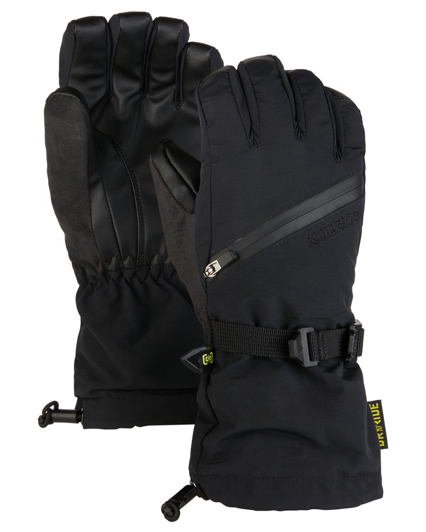 Burton Kids' Vent Snow Gloves - True Black Snow Gloves & Mittens - Trojan Wake Ski Snow