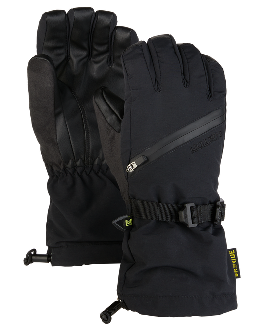 Burton Kids' Vent Snow Gloves - True Black Snow Gloves & Mittens - Trojan Wake Ski Snow