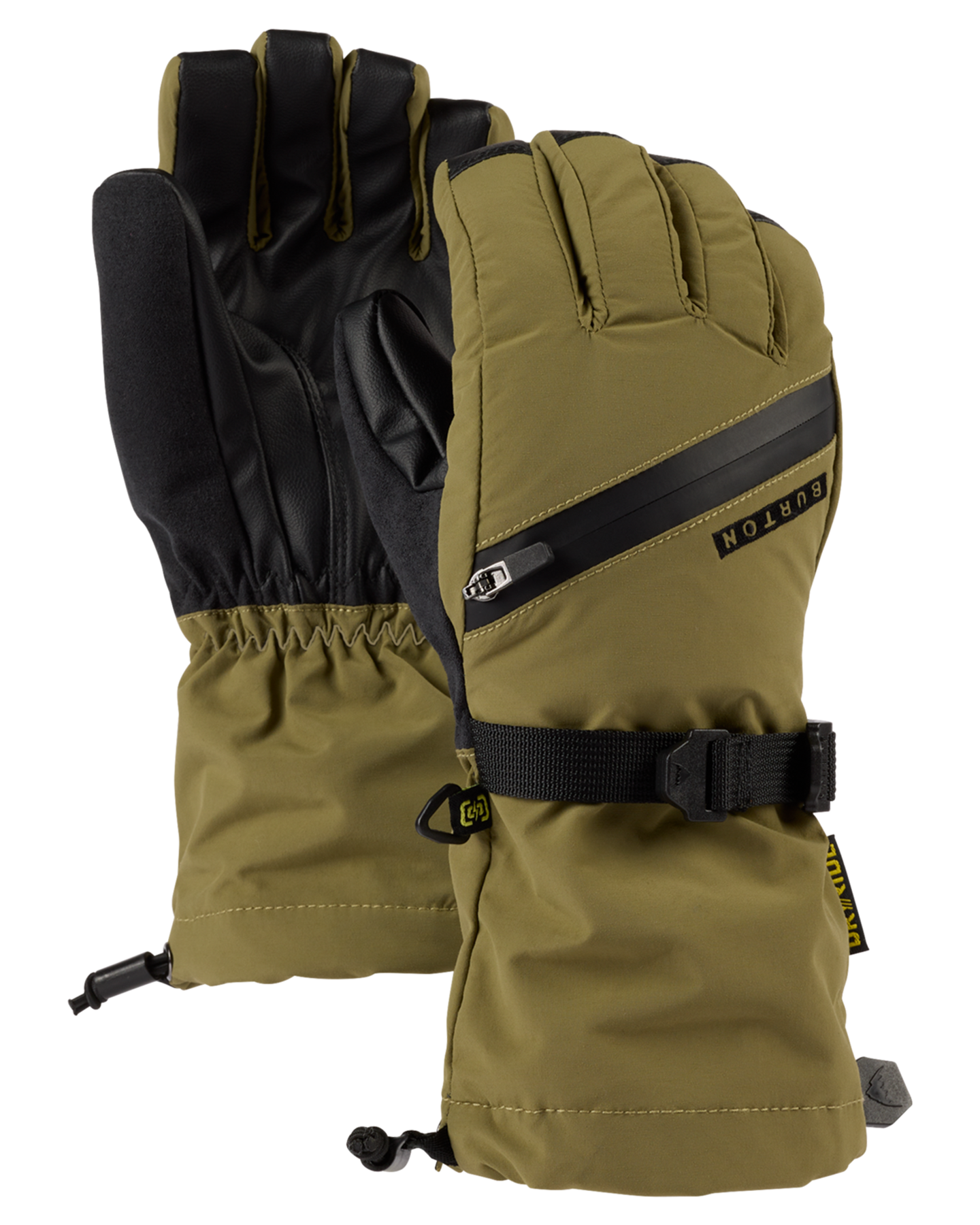 Burton Kids' Vent Snow Gloves - Martini Olive Snow Gloves & Mittens - Trojan Wake Ski Snow