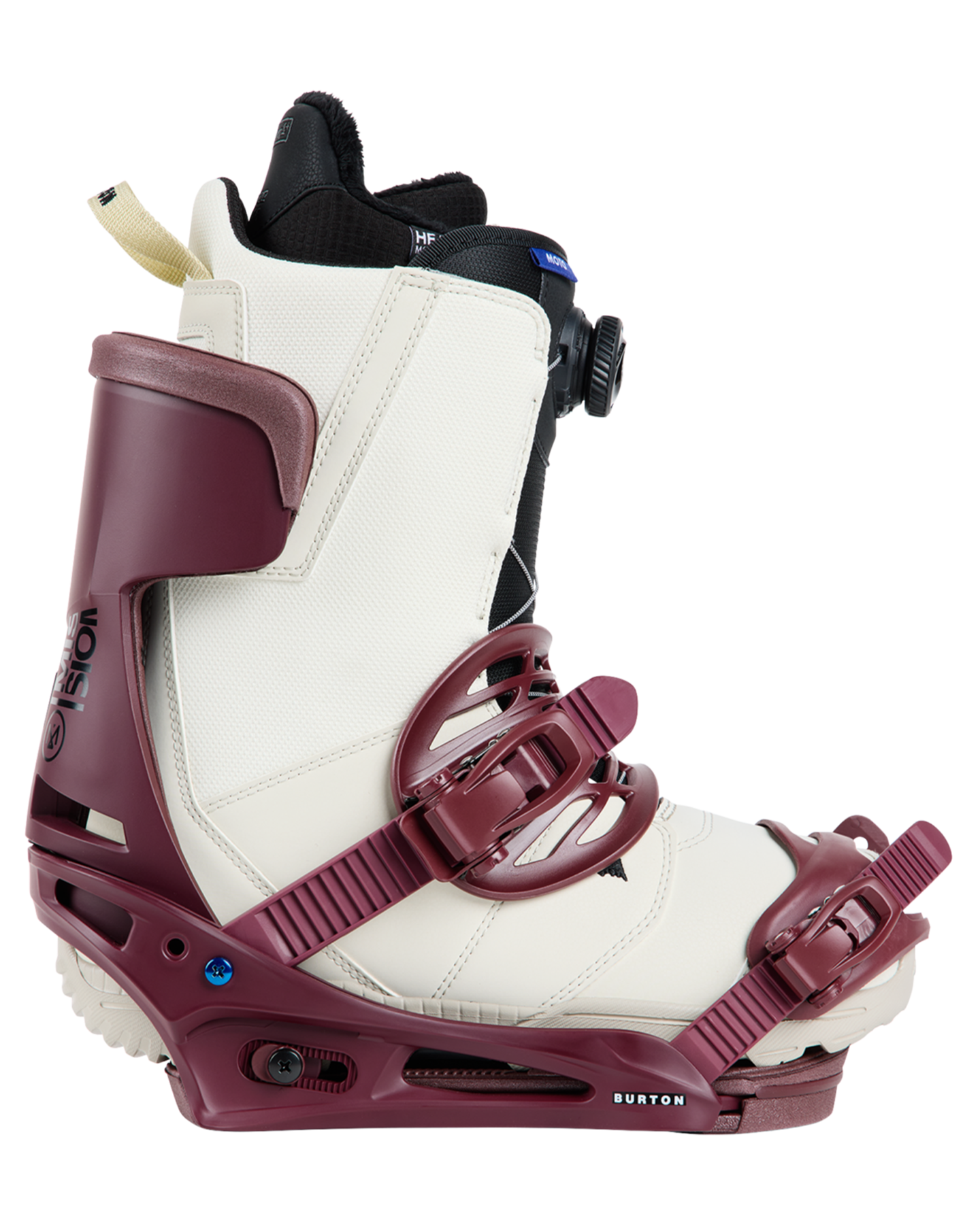 Burton Men s Mission Re Flex Snowboard Bindings Almandine 2024