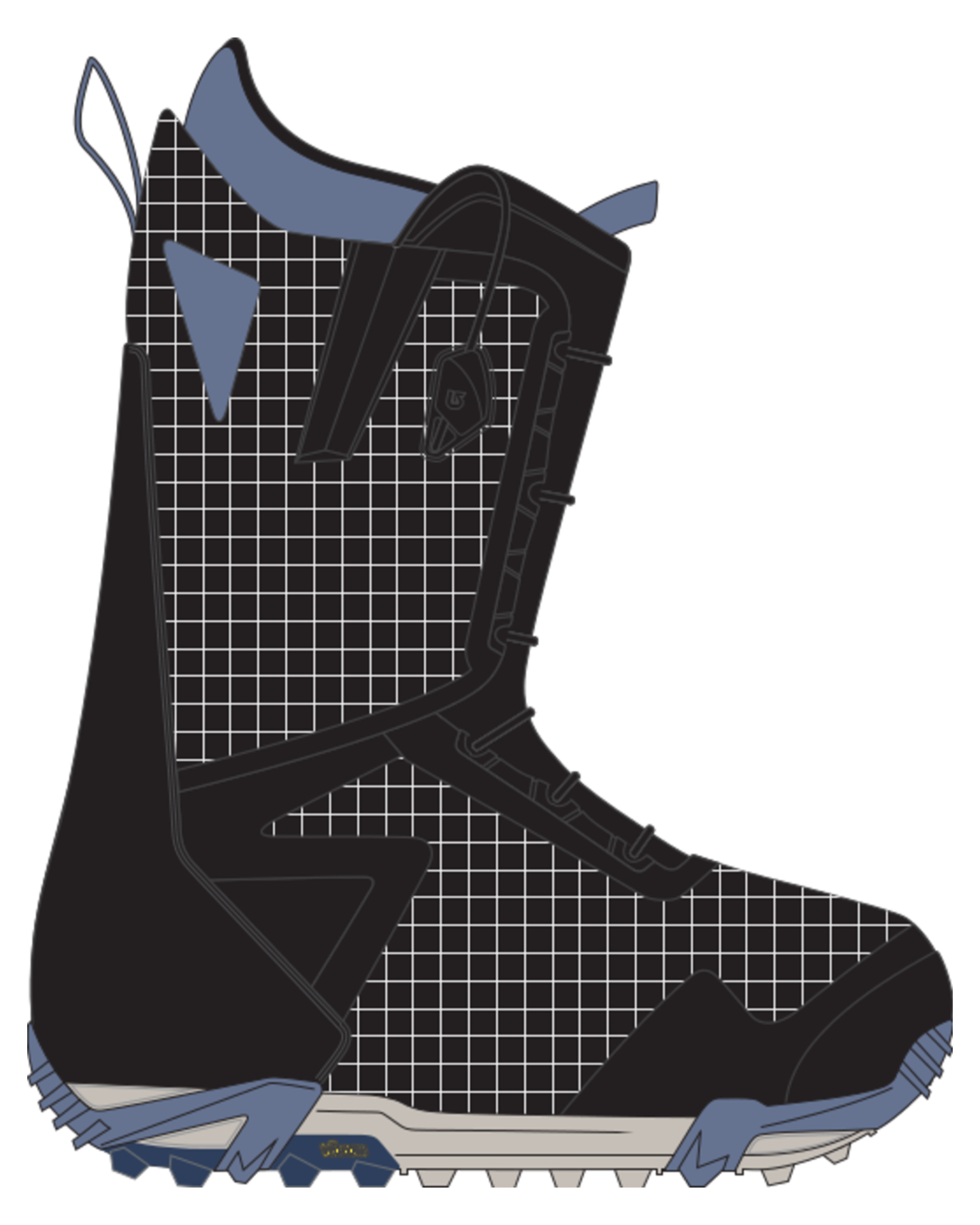 Burton Men's SLX Snowboard Boots - Black Men's Snowboard Boots - SnowSkiersWarehouse