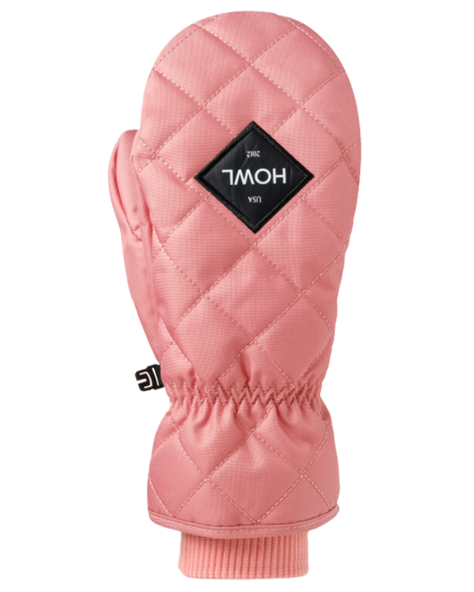 Howl Women's Jed Mittens - Pink - 2023 Women's Snow Mittens - Trojan Wake Ski Snow
