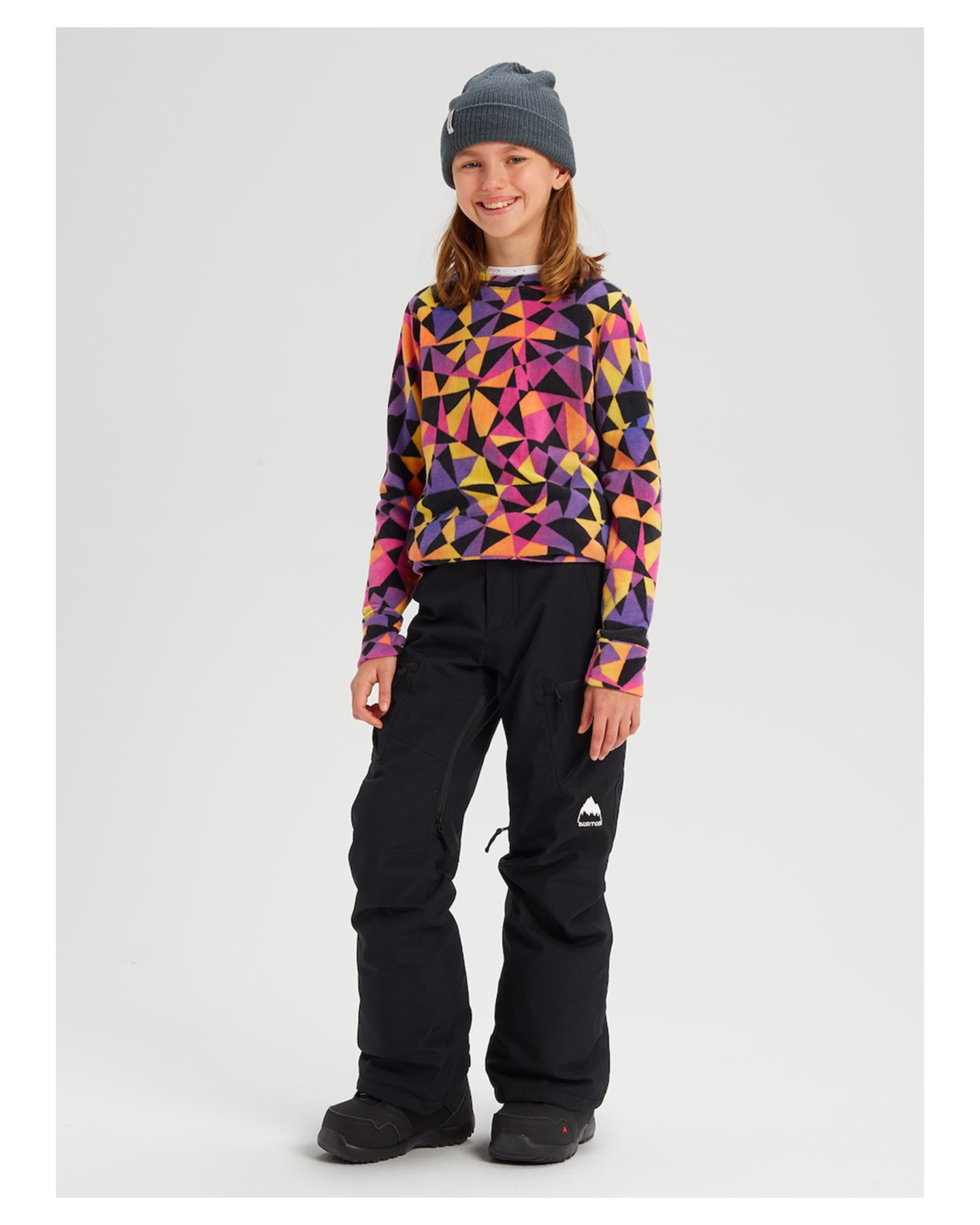 Burton Kids' Elite 2L Cargo Snow Pants - True Black Snow Pants - Trojan Wake Ski Snow