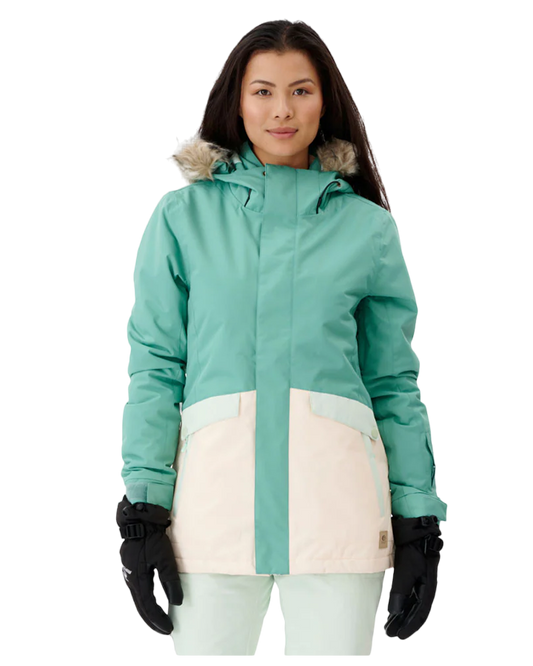 Rip Curl Anti-Series Rider Parker Women's Snow Jacket - Mint - 2023 Women's Snow Jackets - SnowSkiersWarehouse
