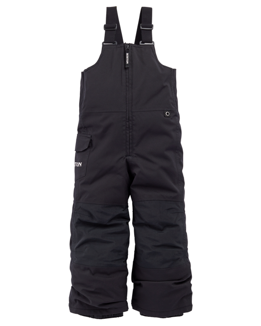 Burton Toddlers' Maven 2L Bib Snow Pants - True Black Snow Bibs - Trojan Wake Ski Snow