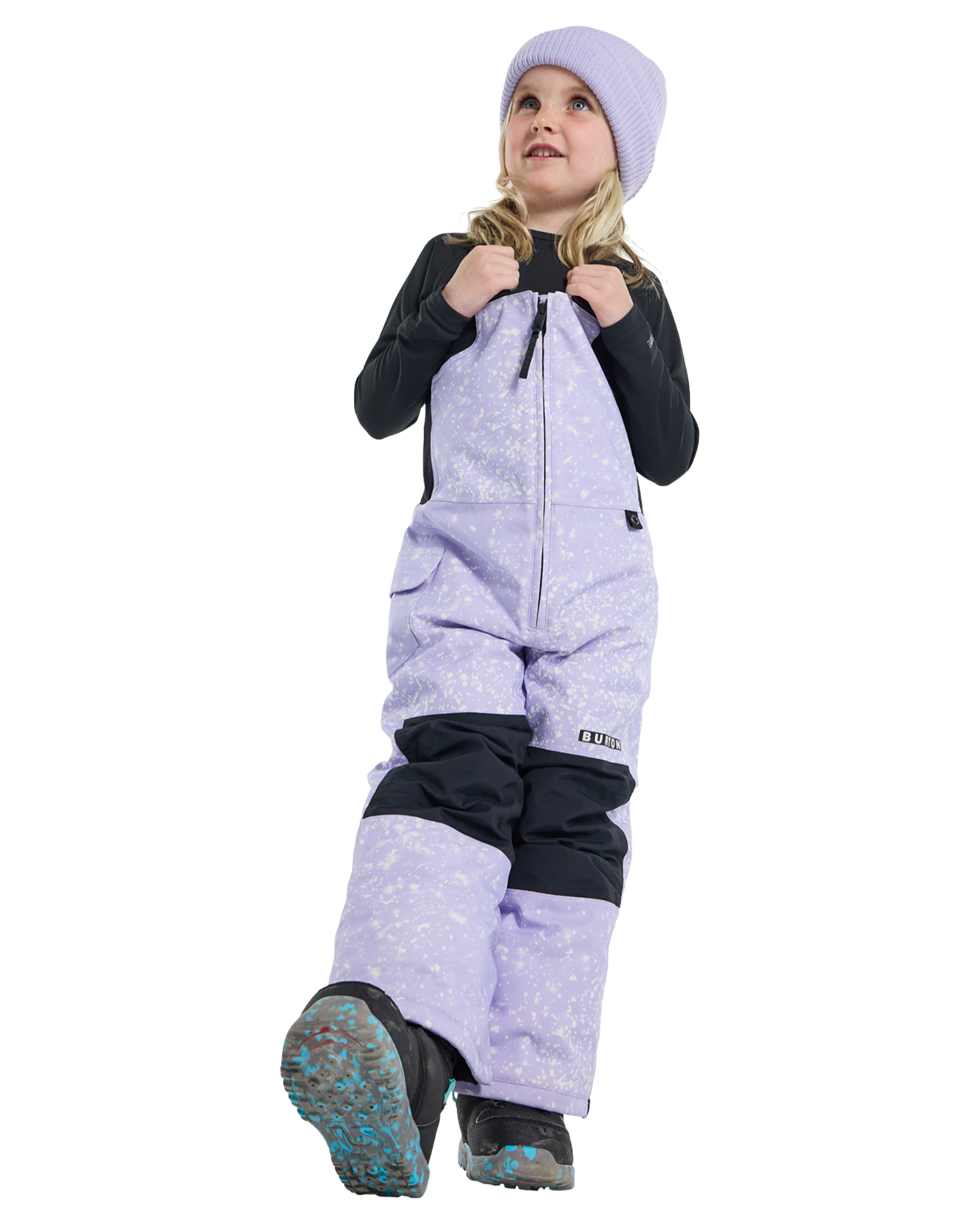 Burton Toddlers' Maven 2L Bib Snow Pants - Stardust Snow Bibs - Trojan Wake Ski Snow