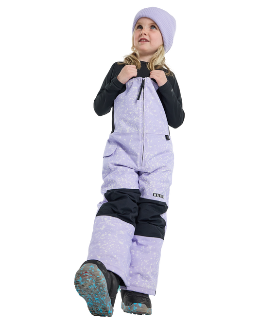 Burton Toddlers' Maven 2L Bib Snow Pants - Stardust Snow Bibs - Trojan Wake Ski Snow