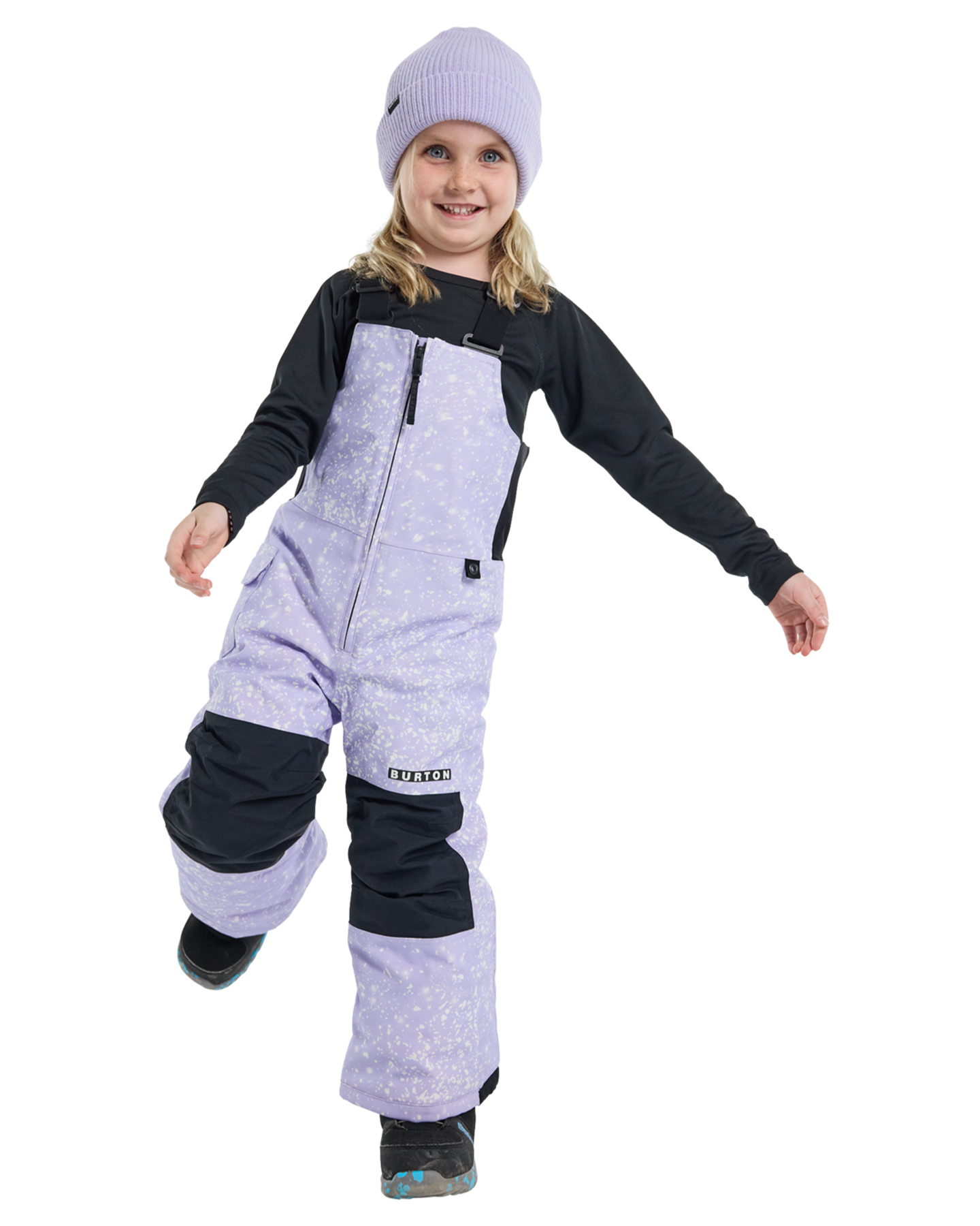 Burton Toddlers' Maven 2L Bib Snow Pants - Stardust Snow Bibs - Trojan Wake Ski Snow