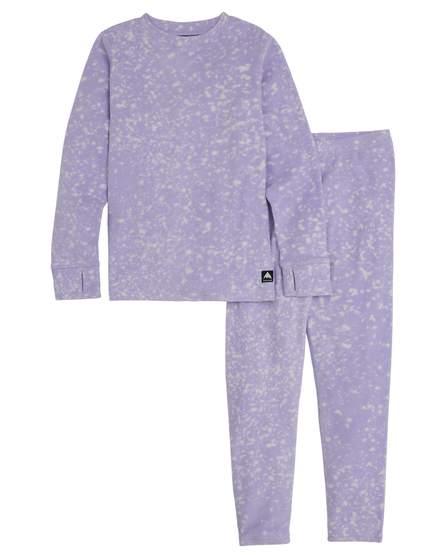 Burton Kids' Fleece Base Layer Set - Stardust Thermals - Trojan Wake Ski Snow