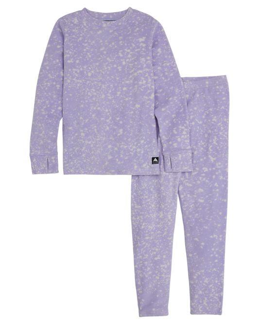 Burton Kids' Fleece Base Layer Set - Stardust Kids' Thermals - Trojan Wake Ski Snow