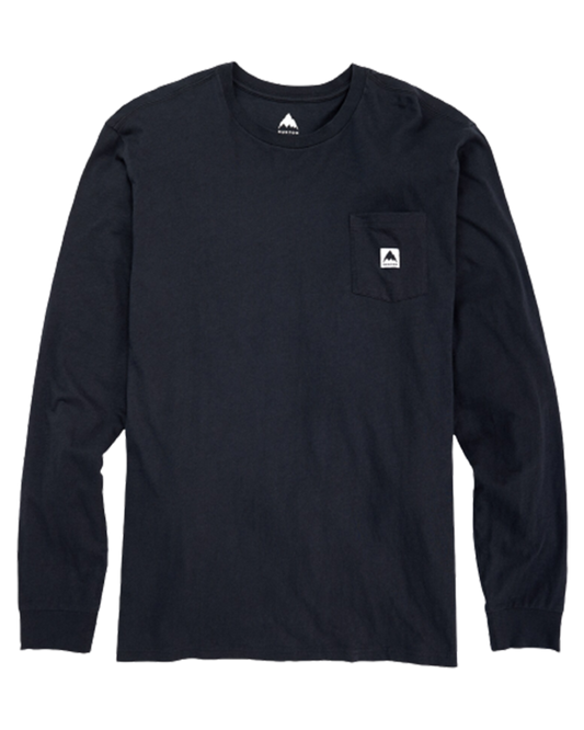 Burton Colfax Long Sleeve T-Shirt - True Black Shirts & Tops - Trojan Wake Ski Snow