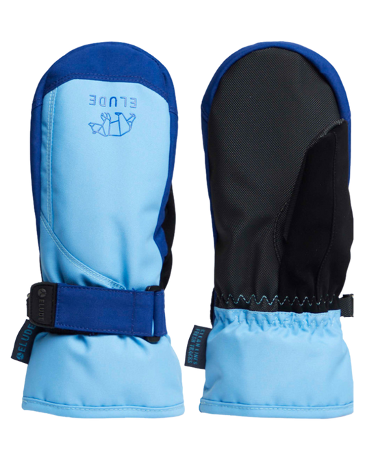 Elude Boys Icon Mittens - Azure - 2023 Kids' Snow Gloves & Mittens - Trojan Wake Ski Snow