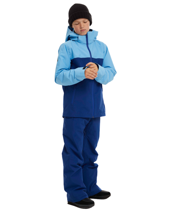 Elude Tommy Kids Jacket - Azure - 2023 Snow Jackets - Trojan Wake Ski Snow