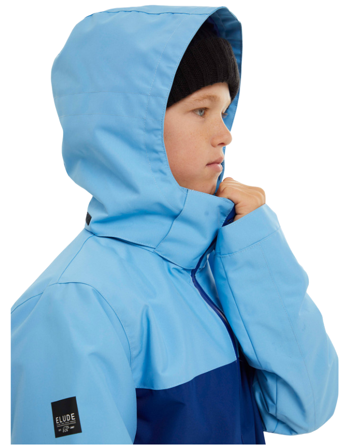 Elude Tommy Kids Jacket - Azure - 2023 Snow Jackets - Trojan Wake Ski Snow