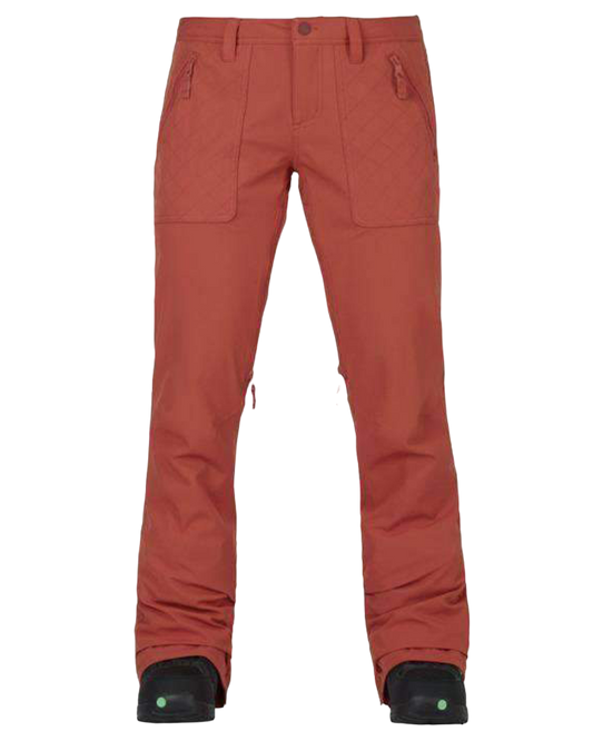 Womens Burton Vida Pant - Persimmon (S) Snow Pants - Trojan Wake Ski Snow