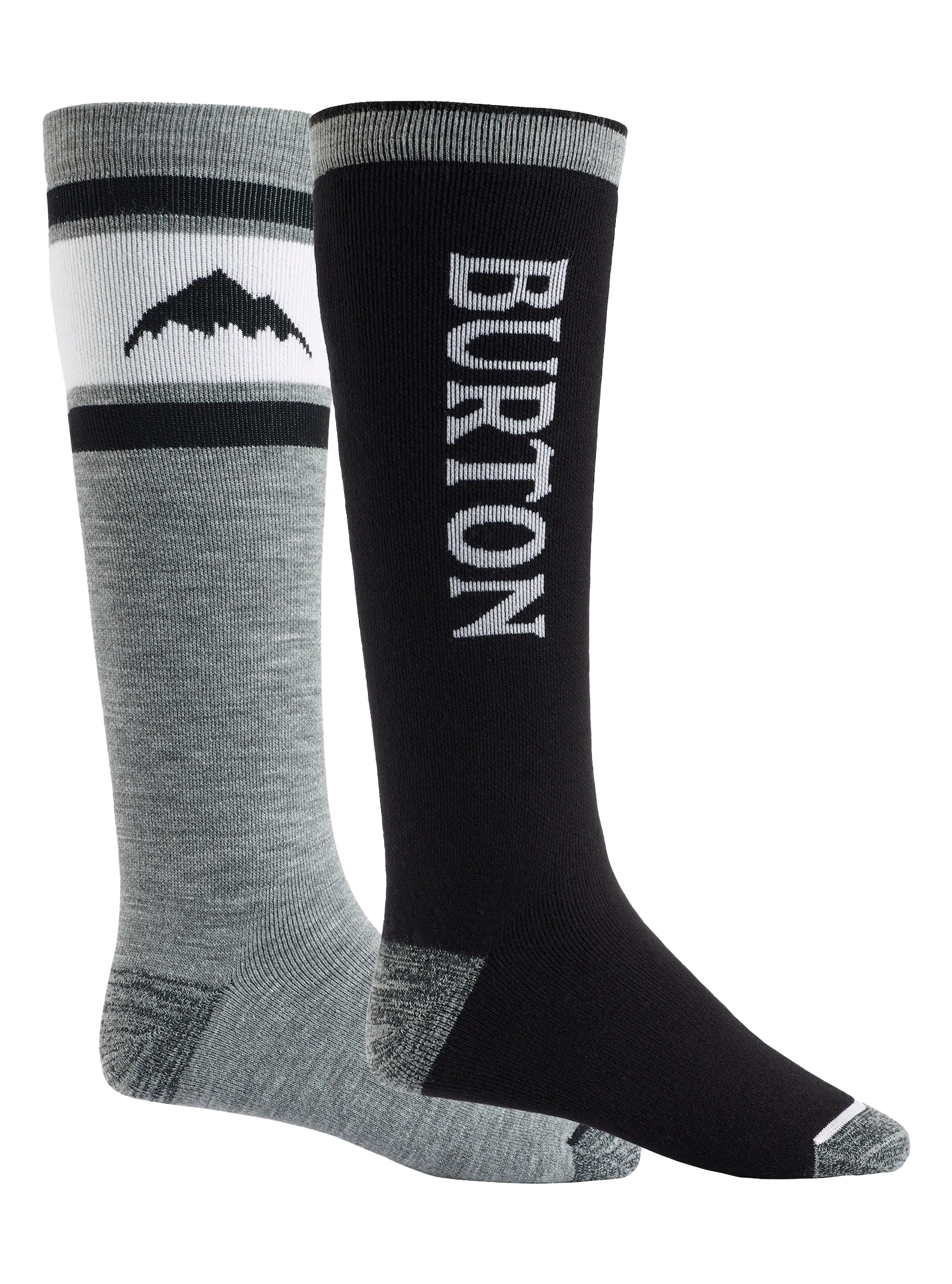 Burton Men's Weekend Midweight Socks 2-Pack - True Black Socks - SnowSkiersWarehouse