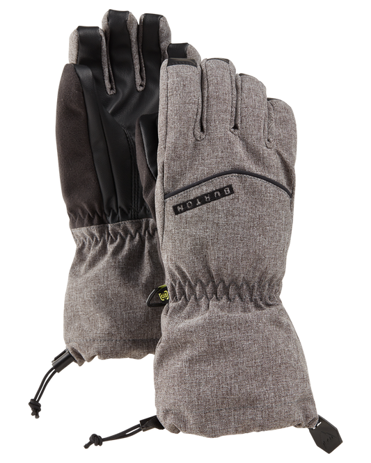 Burton Kids' Profile Snow Gloves - Gray Heather Snow Gloves & Mittens - Trojan Wake Ski Snow