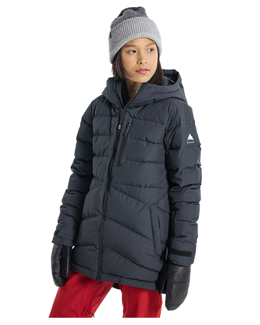 Burton Womens Loyil Down Jacket - True Black - 2023 Women's Snow Jackets - Trojan Wake Ski Snow