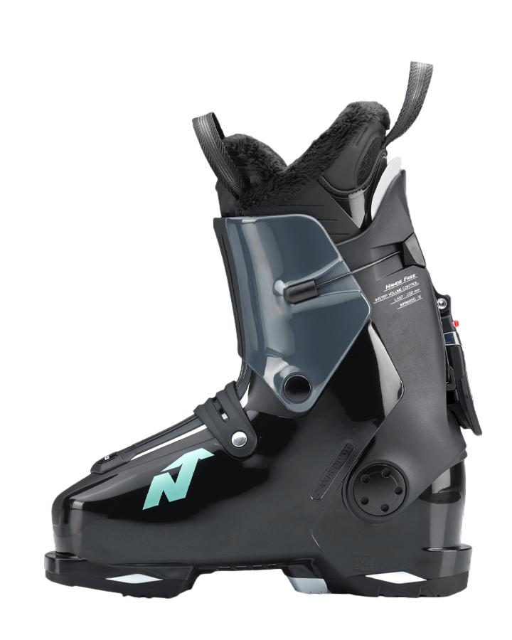 Nordica HF 85 GW Womens Ski Boots - Black/Anthracite/Green Snow Ski Boots - Trojan Wake Ski Snow