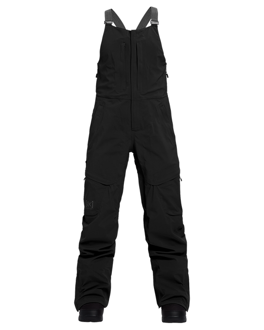 Burton Women's [ak]® Kimmy Gore‑Tex 3L Stretch Bib Snow Pants - True Black Snow Bibs - Trojan Wake Ski Snow