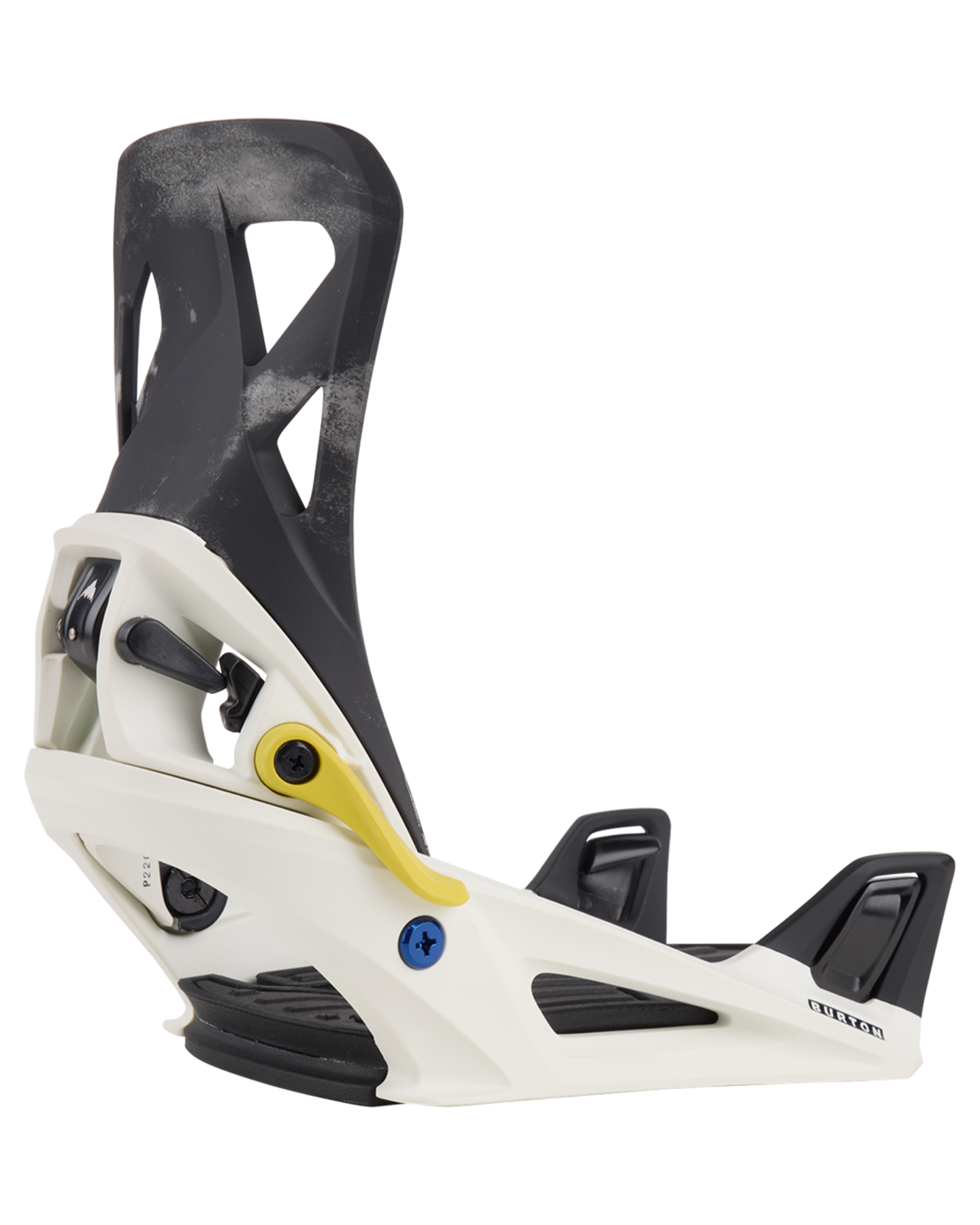 Burton Men's Step On® Re:Flex Snowboard Bindings - White/Graphic - 2024 Men's Snowboard Bindings - SnowSkiersWarehouse
