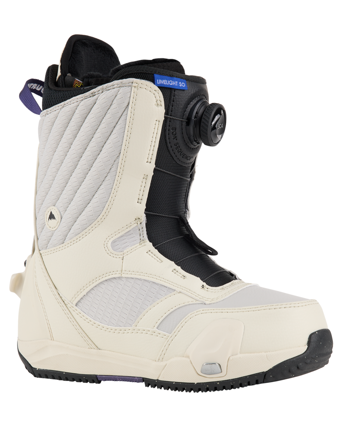 Burton Women's Limelight Step On® Snowboard Boots - Stout White Snowboard Boots - Womens - SnowSkiersWarehouse