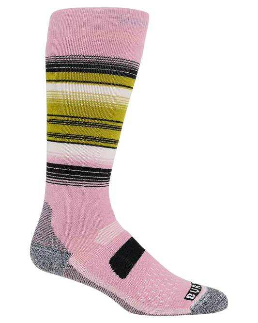 Burton Women's Performance Midweight Socks - Blanket Stripe Socks - Trojan Wake Ski Snow