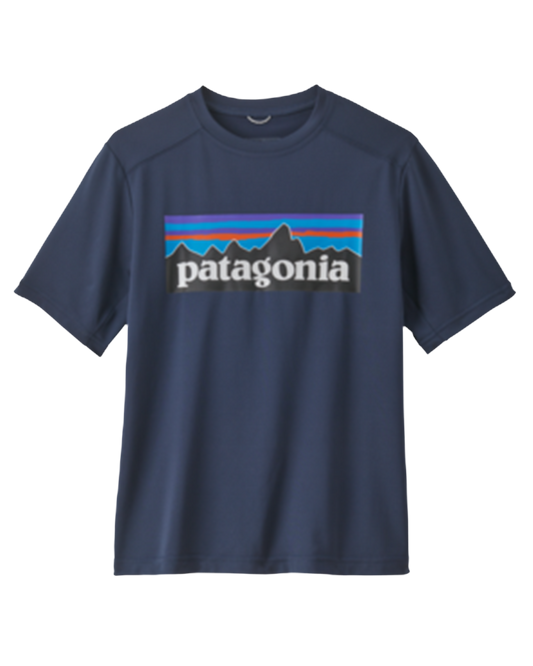 Patagonia Kids' Cap Sw T-Shirt - New Navy Shirts & Tops - Trojan Wake Ski Snow