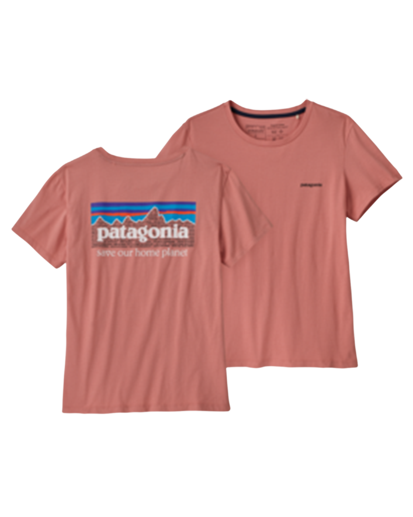 Patagonia Women's P-6 Mission Organic T-Shirt - Sunfade Pink Shirts & Tops - Trojan Wake Ski Snow