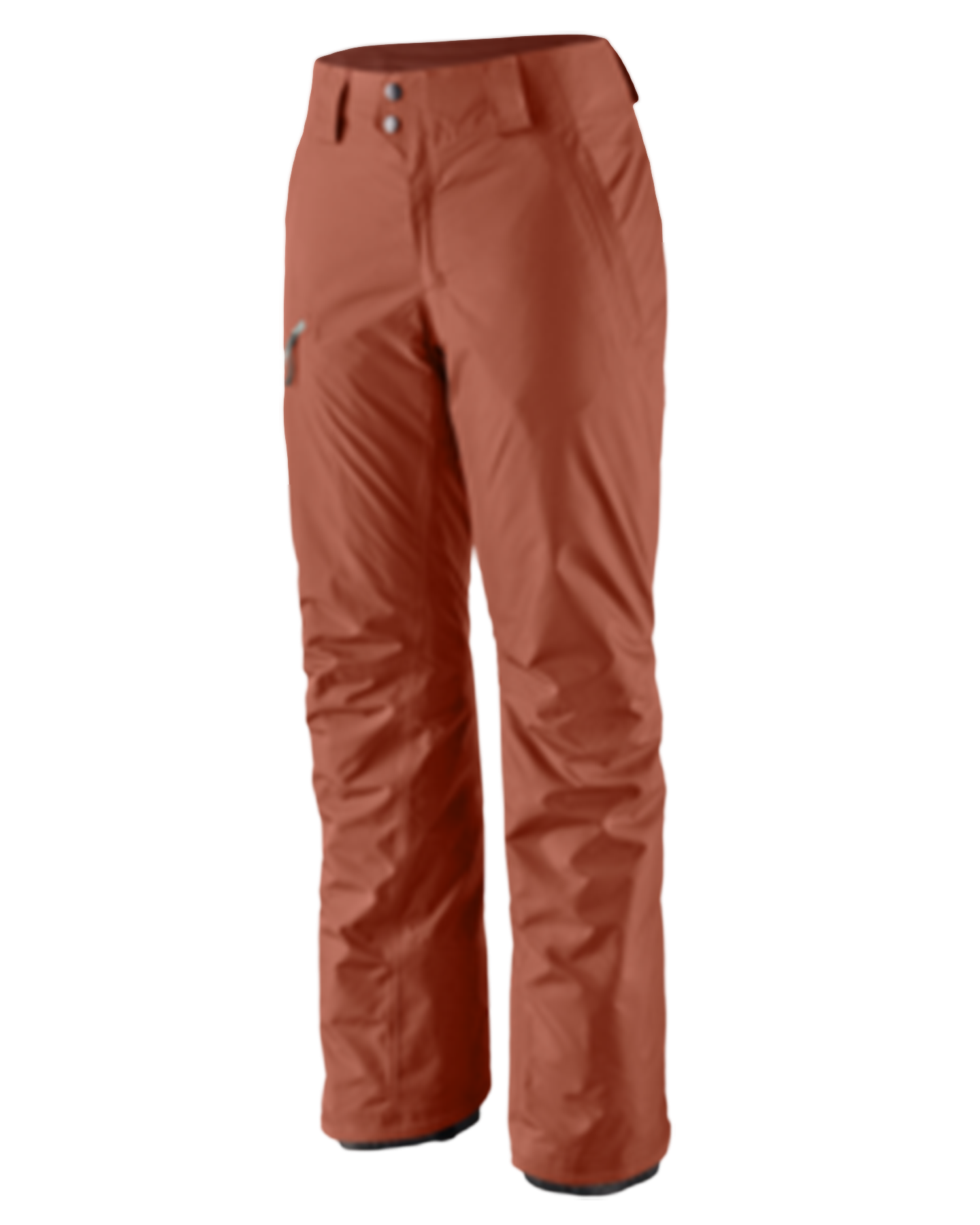 Patagonia Women's Insulated Powder Town Pants - Reg - Burl Red Snow Pants - Trojan Wake Ski Snow