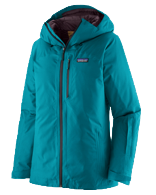 Patagonia Women's Insulated Powder Town Jacket - Belay Blue Women's Snow Jackets - Trojan Wake Ski Snow