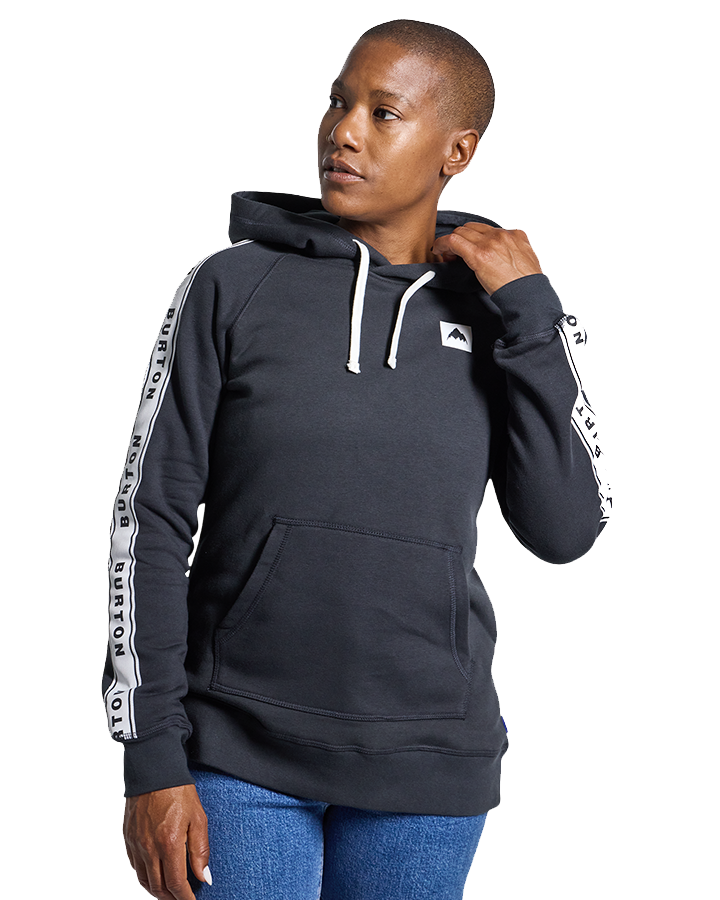 Burton Women's Lost Things Pullover Hoodie - True Black - 2023 Hoodies & Sweatshirts - Trojan Wake Ski Snow