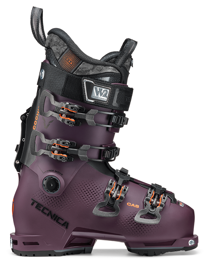 Tecnica Cochise 105 DYN Women's Ski Boots - Wine Bordeaux - 2023 Snow Ski Boots - Trojan Wake Ski Snow