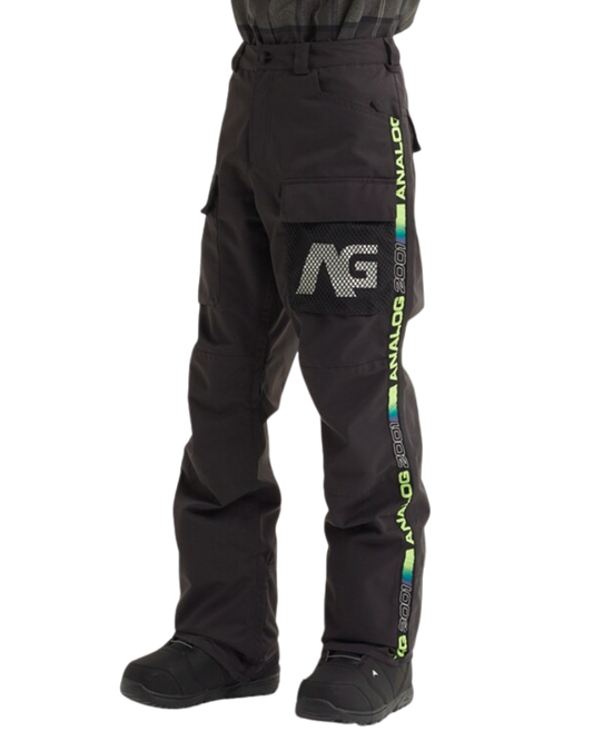 Burton Men's Mortar Pant - Phantom - 2020 Snow Pants - Trojan Wake Ski Snow