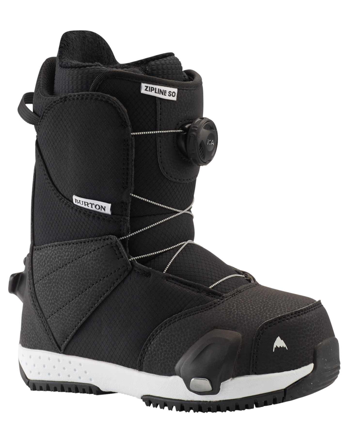 Burton Kids' Zipline Step On® Snowboard Boots - Black Snowboard Boots - Kids - SnowSkiersWarehouse