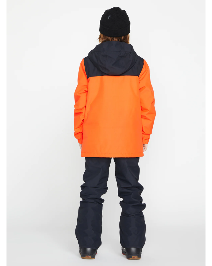 Volcom Stone.91 Ins Kids Jacket - Orange Shock - 2023 Snow Jackets - Trojan Wake Ski Snow