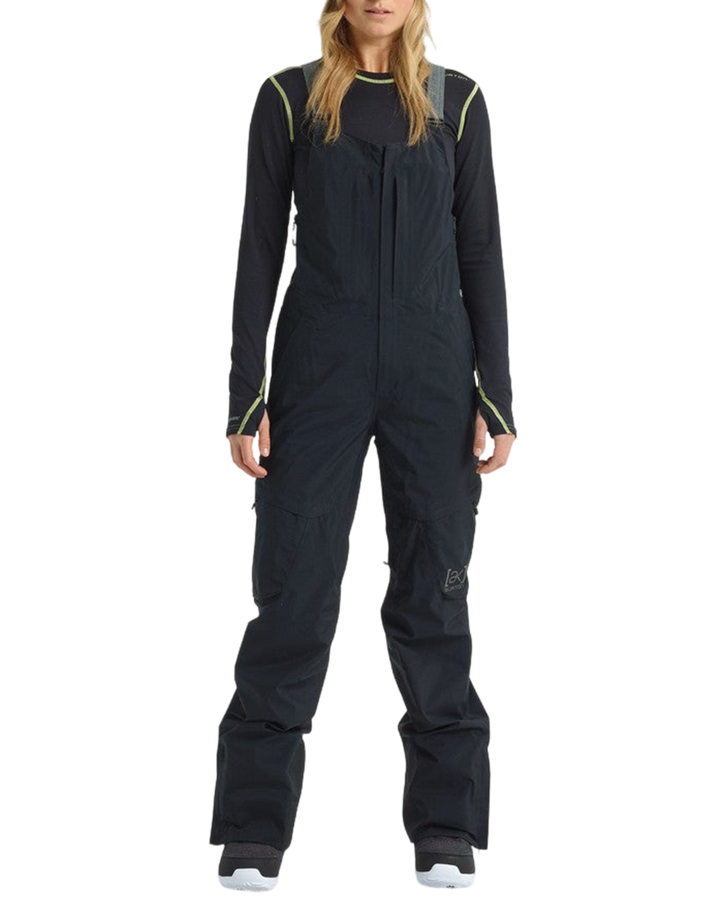 Burton Women's [ak]® Kimmy Gore-Tex 2L Bib Snow Pants - True Black Women's Snow Bibs - Trojan Wake Ski Snow