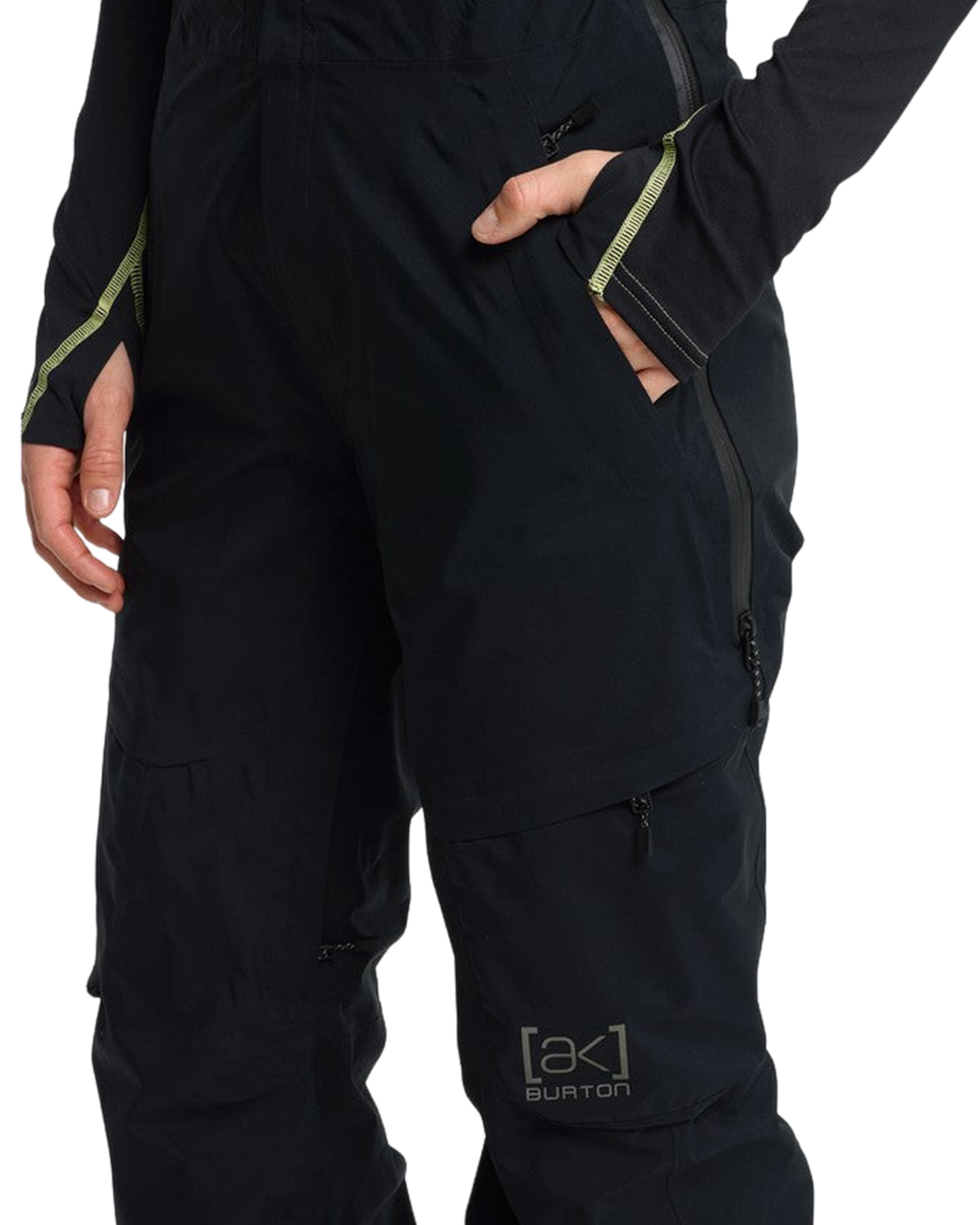 Burton Women's [ak]® Kimmy Gore-Tex 2L Bib Snow Pants - True Black Women's Snow Bibs - Trojan Wake Ski Snow