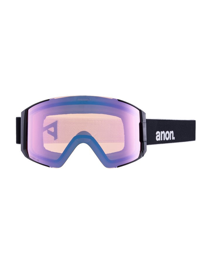 Anon Sync Snow Goggles + Bonus Lens - Black/Perceive Variable Green Lens Snow Goggles - Trojan Wake Ski Snow