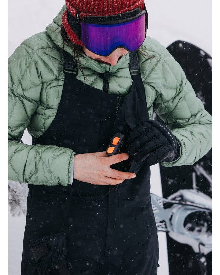 Burton Women's [ak]® Kimmy Gore-Tex 2L Bib - Tall - True Black - 2023 Snow Bibs - Trojan Wake Ski Snow