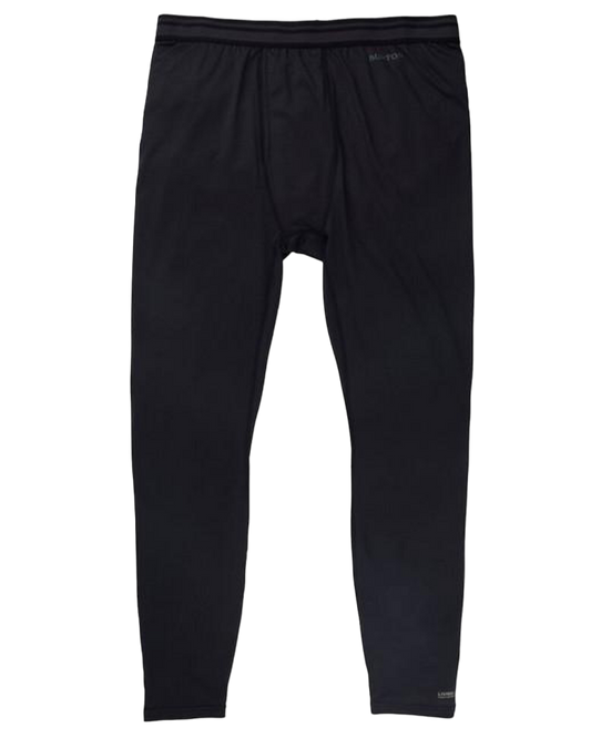 Burton Men's Lightweight X Base Layer Pants - True Black Thermals - Trojan Wake Ski Snow