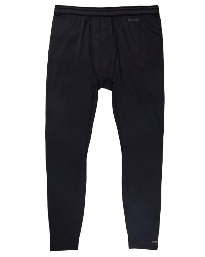 Burton Men's Lightweight X Base Layer Pants - True Black Thermals - Trojan Wake Ski Snow